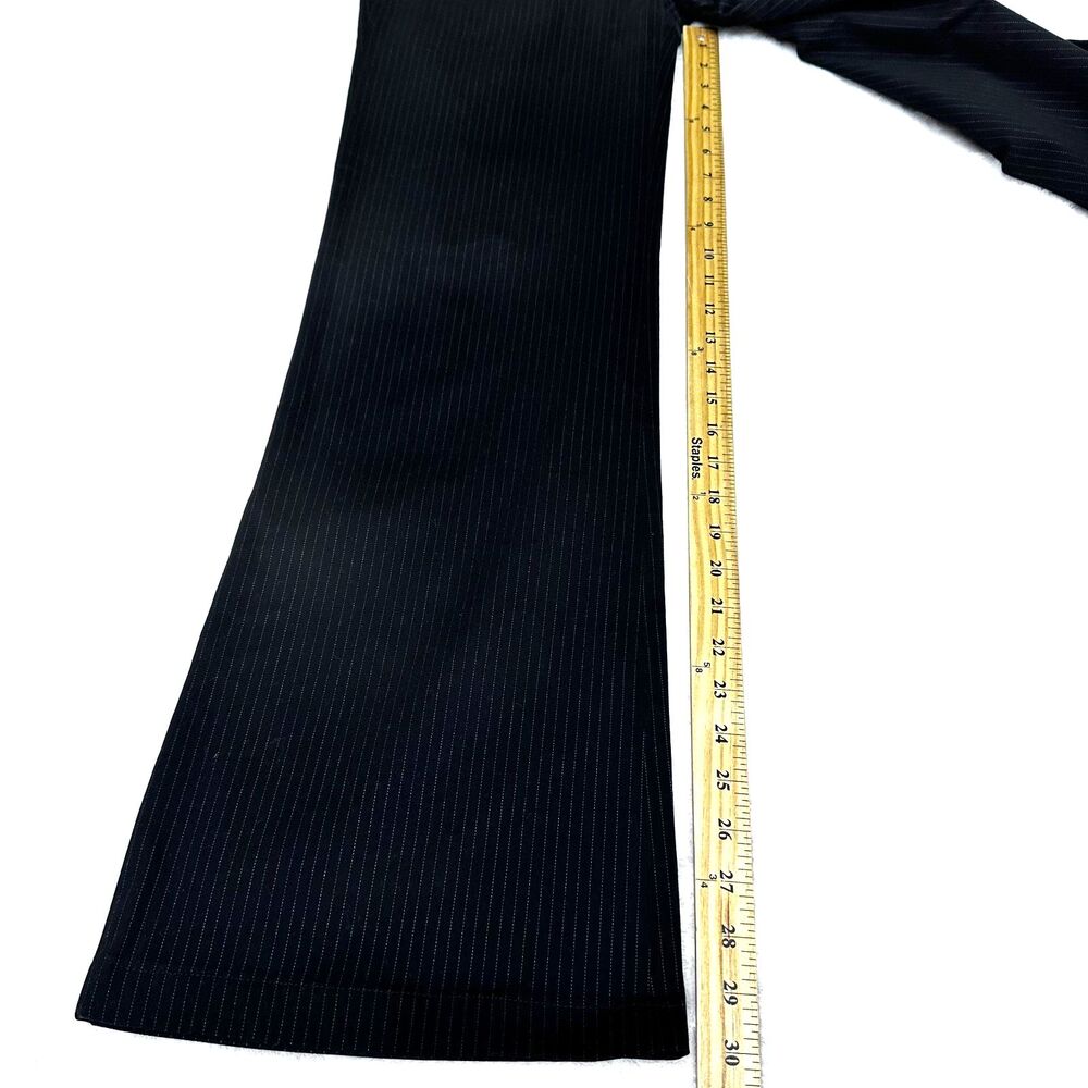 Jean's Paul Gaultier Women's Y2K Black Pinstripe Wide-Leg Cotton Pants Sz 29 New - Picture 12 of 16